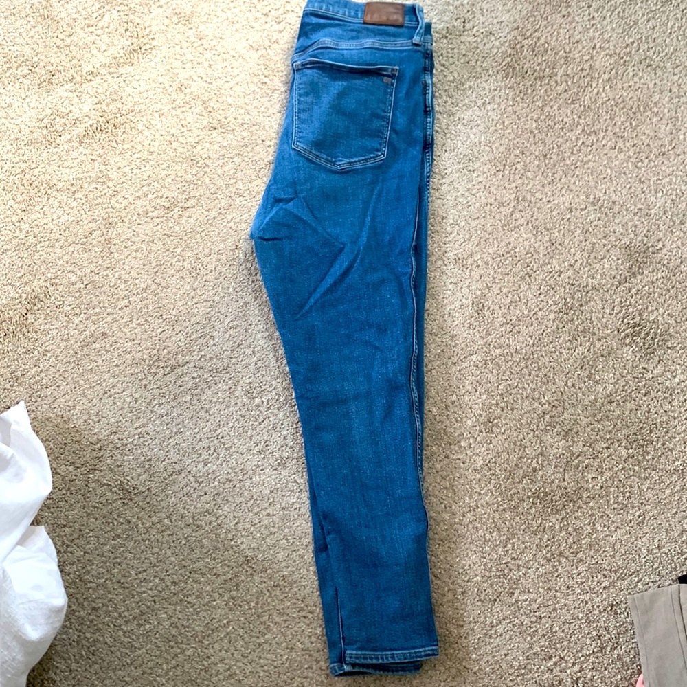 Madewell 10” high rise skinny jeans